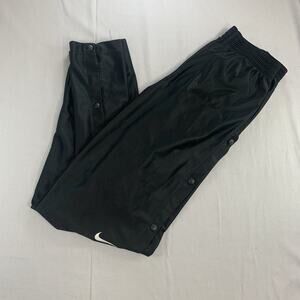 Nike Tear-Away Snap Pants Men’s Large Black Vintage Breakaway Track Basketball